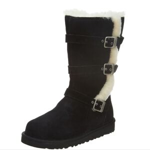 Ugg Australia Women Maddi Leather 1001520 Sheepskin Boots shoes sz 5